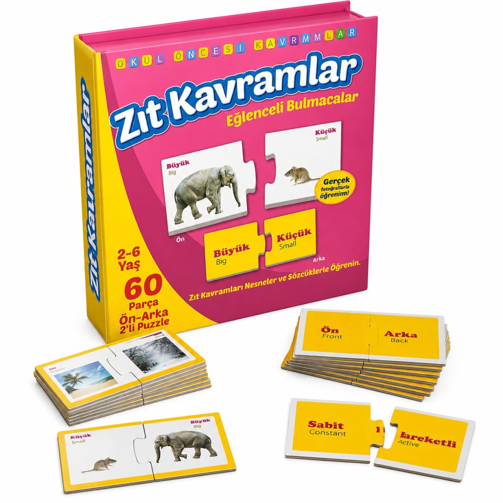1390 Eğlenceli Bul Zıt Kavramlar