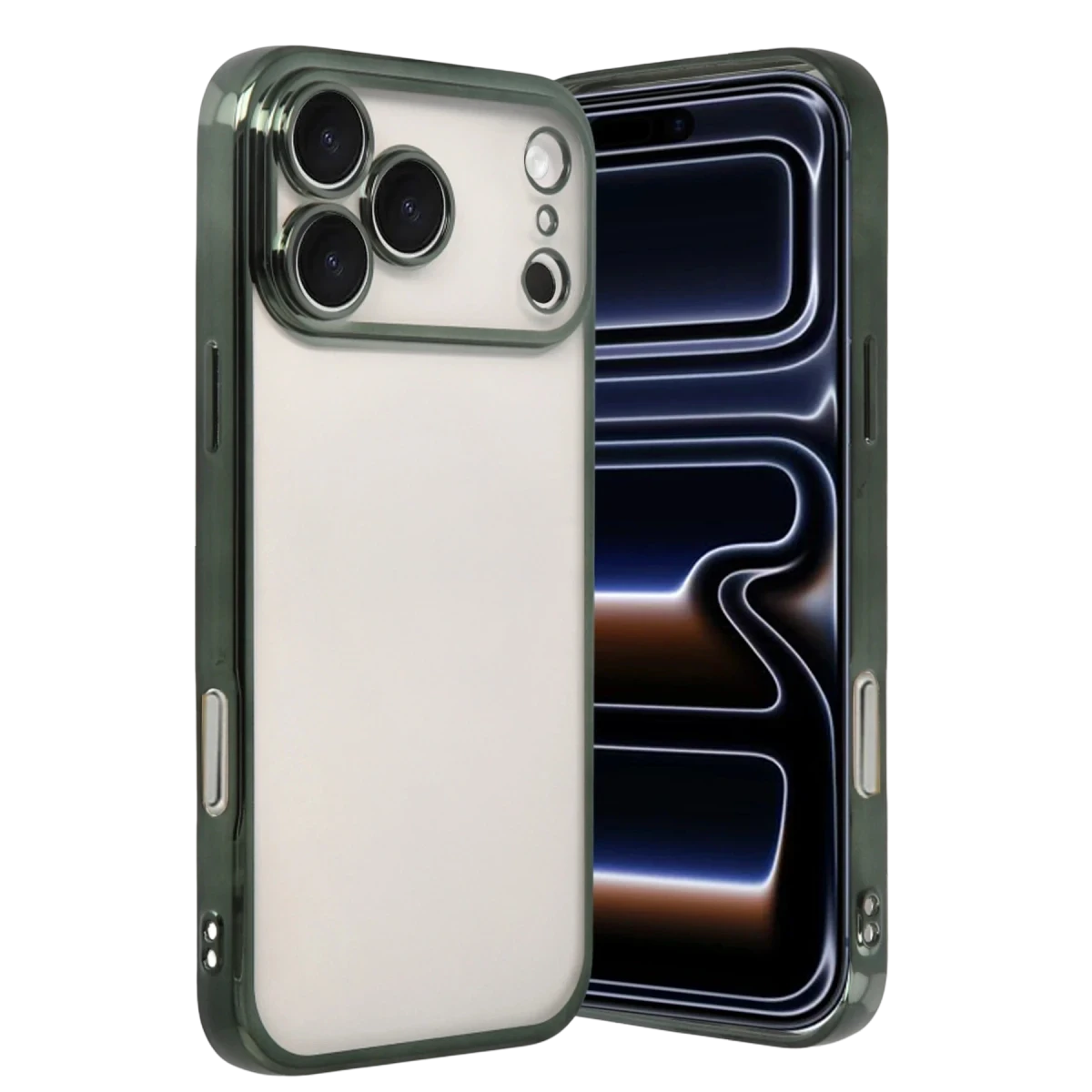 Apple iPhone 17 Pro Max Razer Lensli Silikon - Yeşil