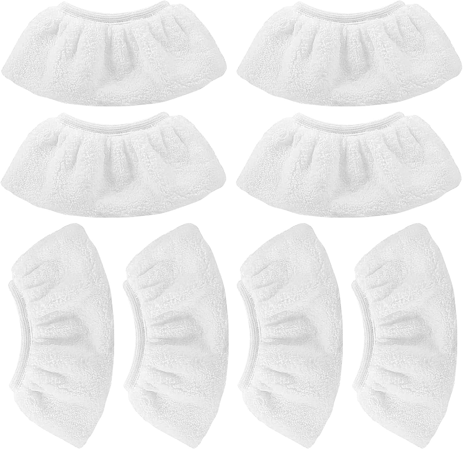 8 Mikrofiber Kapak Seti Kärcher Buharlı Temizleyici Aksesuarları için Uyumlu EasyFix SC 2, SC 3, SC 4, SC 5 (el memesi için)