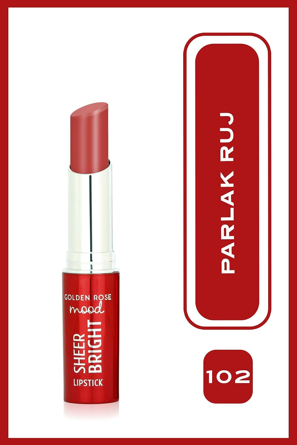 Mood Sheer Bright Lipstick No:102 Peach Bliss - Parlak Ruj