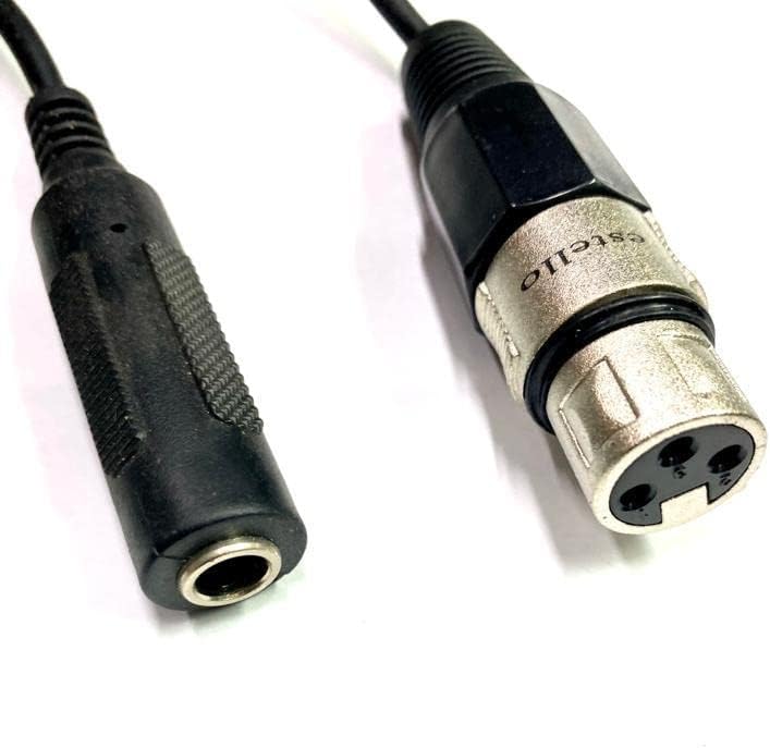 Xlr Dişi - 6.3mm Mono Dişi Çevirici Kablo