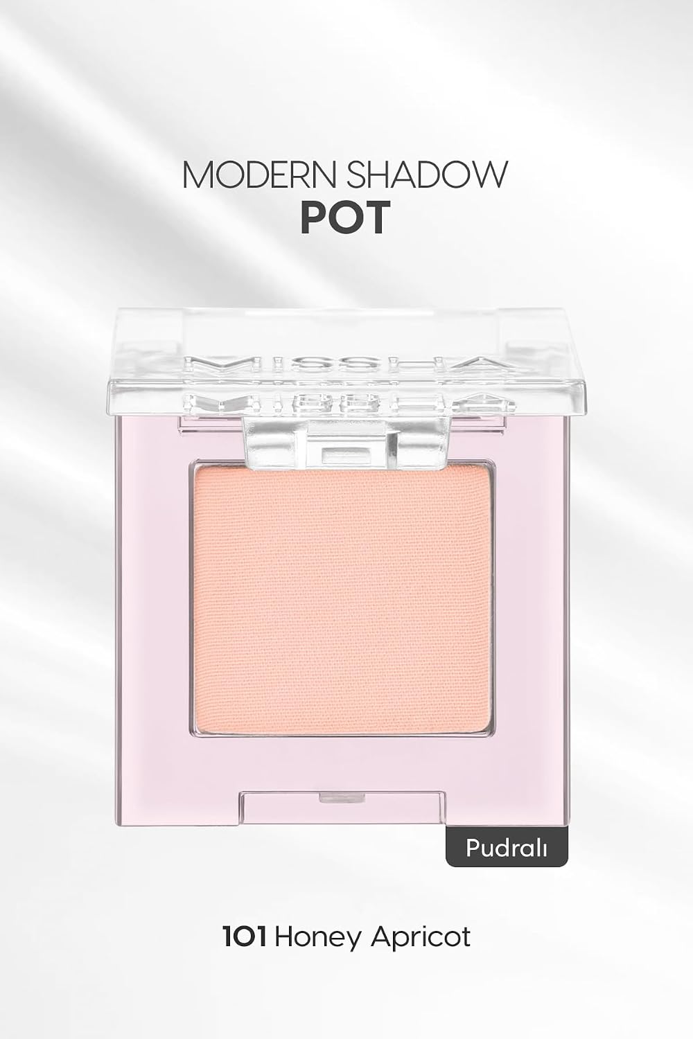 Mat Pudra Dokulu Tekli Göz Farı Modern Pot (101 Honey Apricot) 101 Honey Apricot