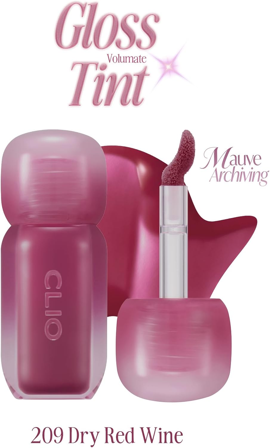 Pigmentli, Parlak Bitişli Dolgunlaştırıcı Lip Gloss Volumate Gloss 209 Dry Red Wine