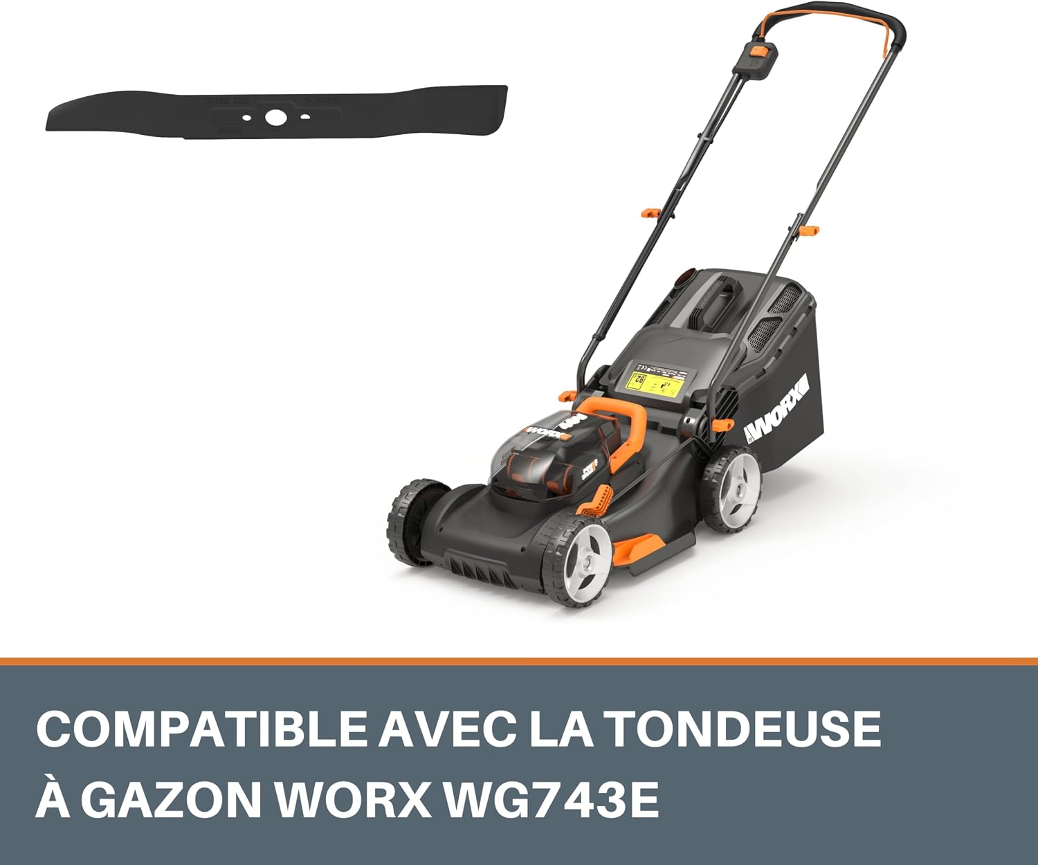 WA0029 40CM WG743E Çim Biçme Makinesi için Yedek Bıçak