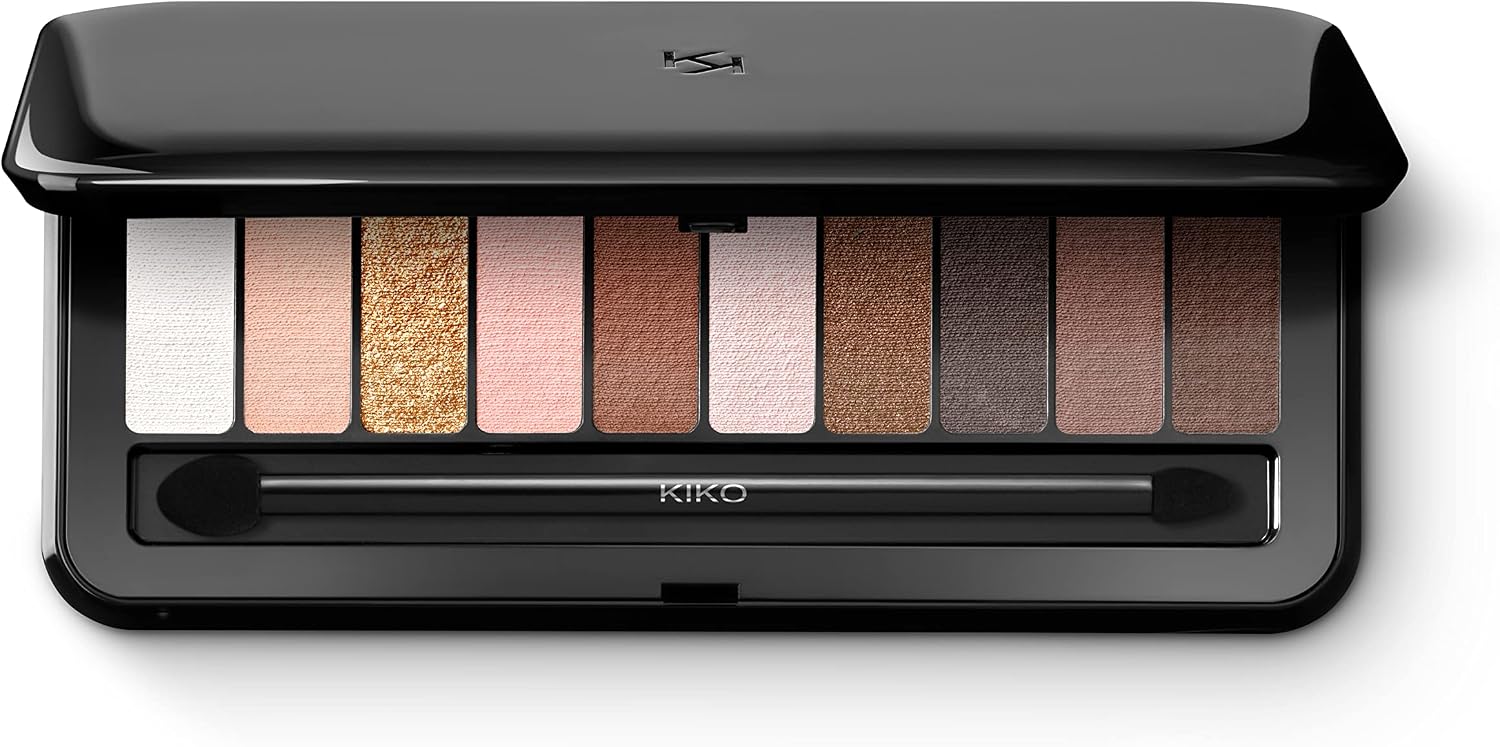 Soft Eyeshadow Palet 02 | 10 çok kaplamalı göz farı: İnci, mat ve metalik