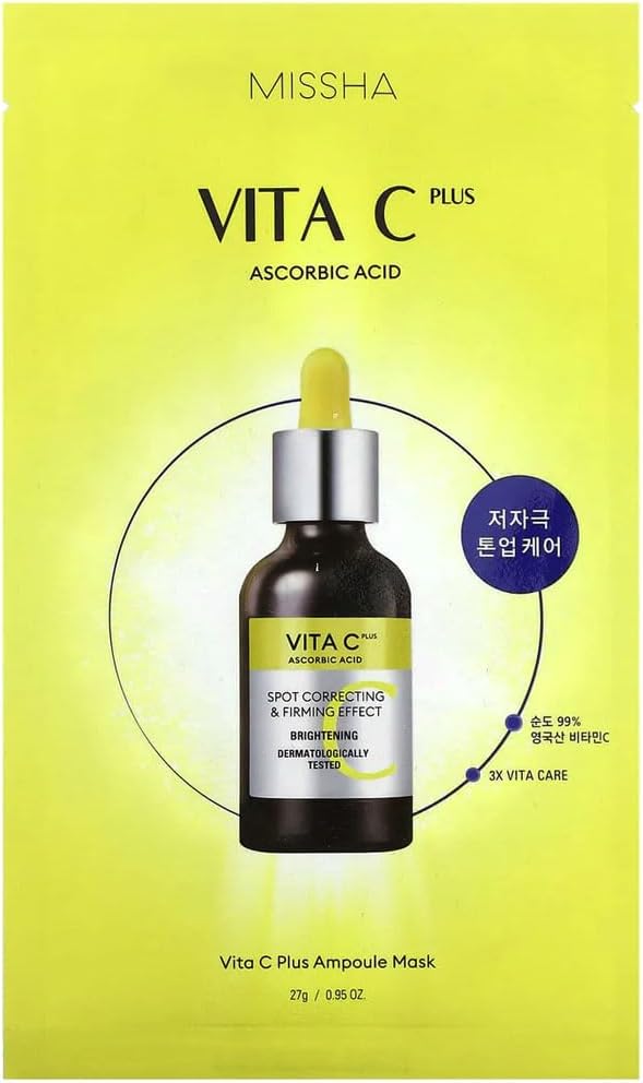 Leke Karşıtı C Vitamini İçerikli Aydınlatıcı Maske Vita C Plus