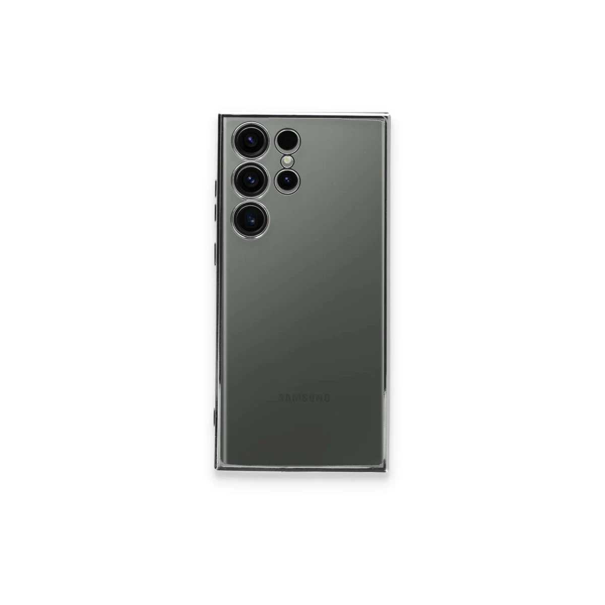 Samsung Galaxy S24 Ultra Kılıf Razer Lensli Silikon - Mor