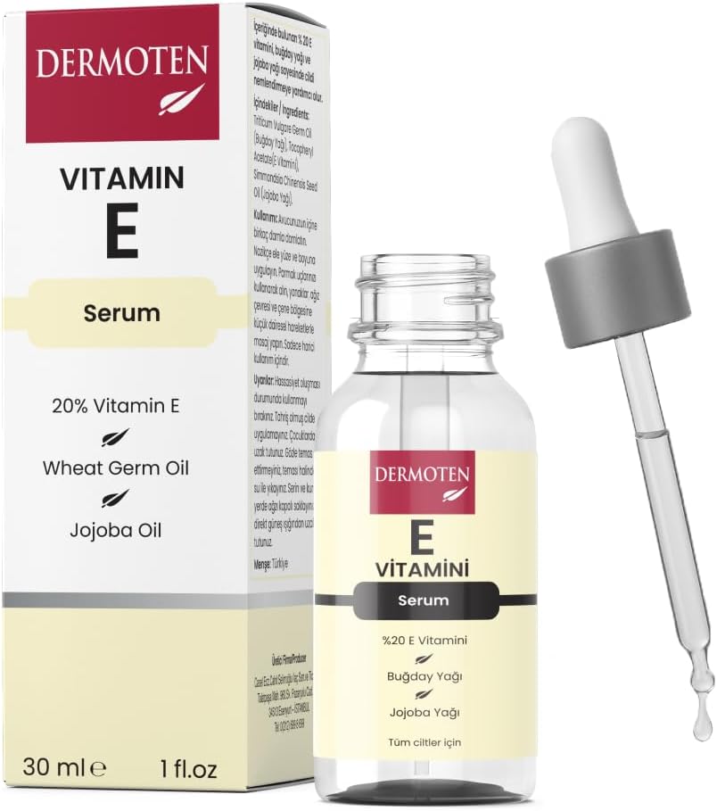 E Vitamini Nemlendirici Cilt Bakım Serumu 30 ml