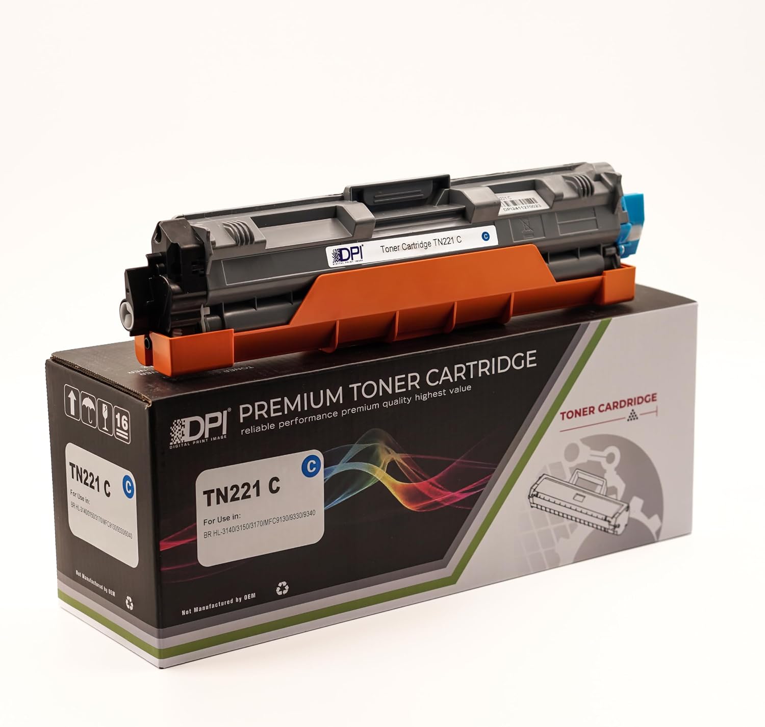 Brother TN221 CYAN Muadil Toner HL3140 HL3150 HL3170