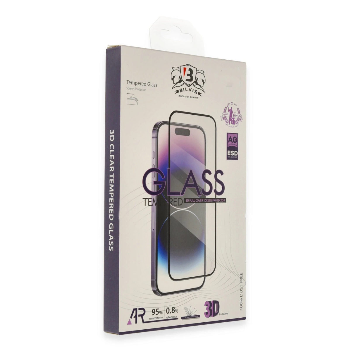 Apple iPhone 15 Pro Max Bilvis 3D Cam Ekran Koruyucu