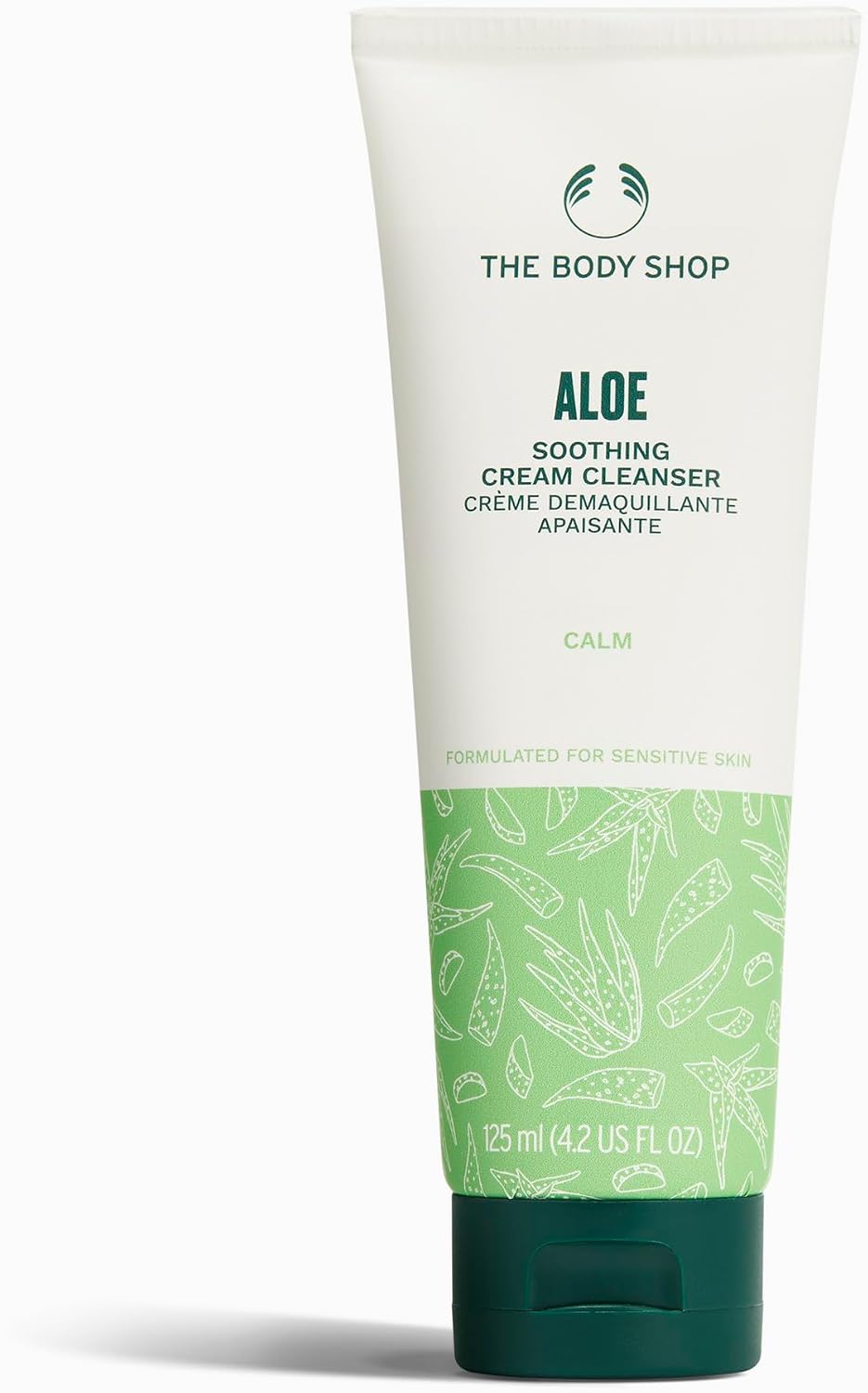 Aloe Vera Krem Temizleyici, Hassas Ciltler İçin, Vegan, 125ml