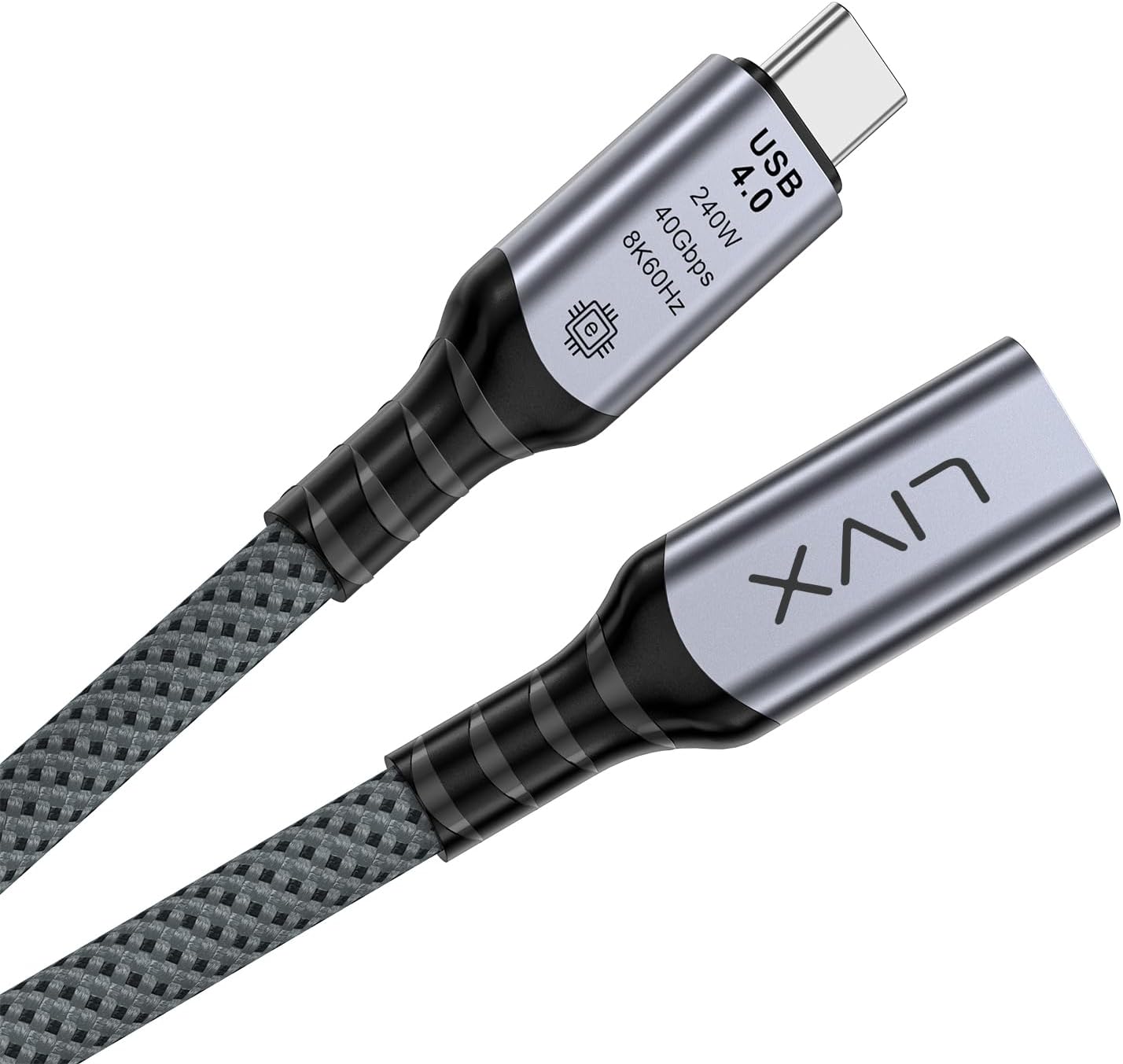 Type C to Type C USB4.0 240W 40Gbps 8k60hZ Uzatma Kablosu 1 Metre LCU
