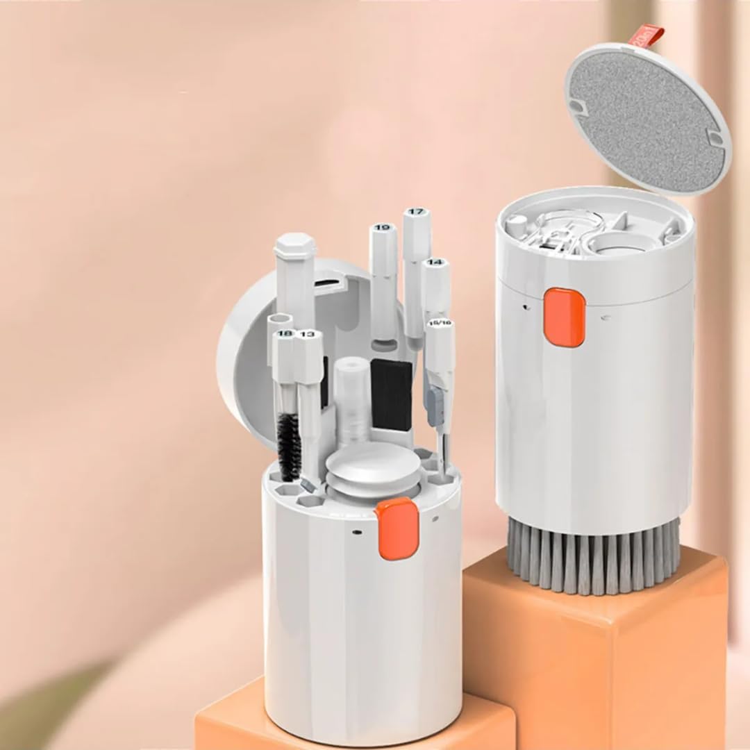 20'si 1 Arada Klavye Temizleme Seti - Fırçalı, Kulaklık ve PC Temizleme Kiti, AirPods 1/2/3/Pro, Dizüstü Bilgisayar, Cep Telefonu İçin