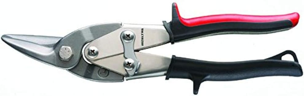 İzeltaş 6206270240 Alüminyum Ve Saç Kesme Makası, Sol, Kırmızı/Siyah/Krom, 240 mm