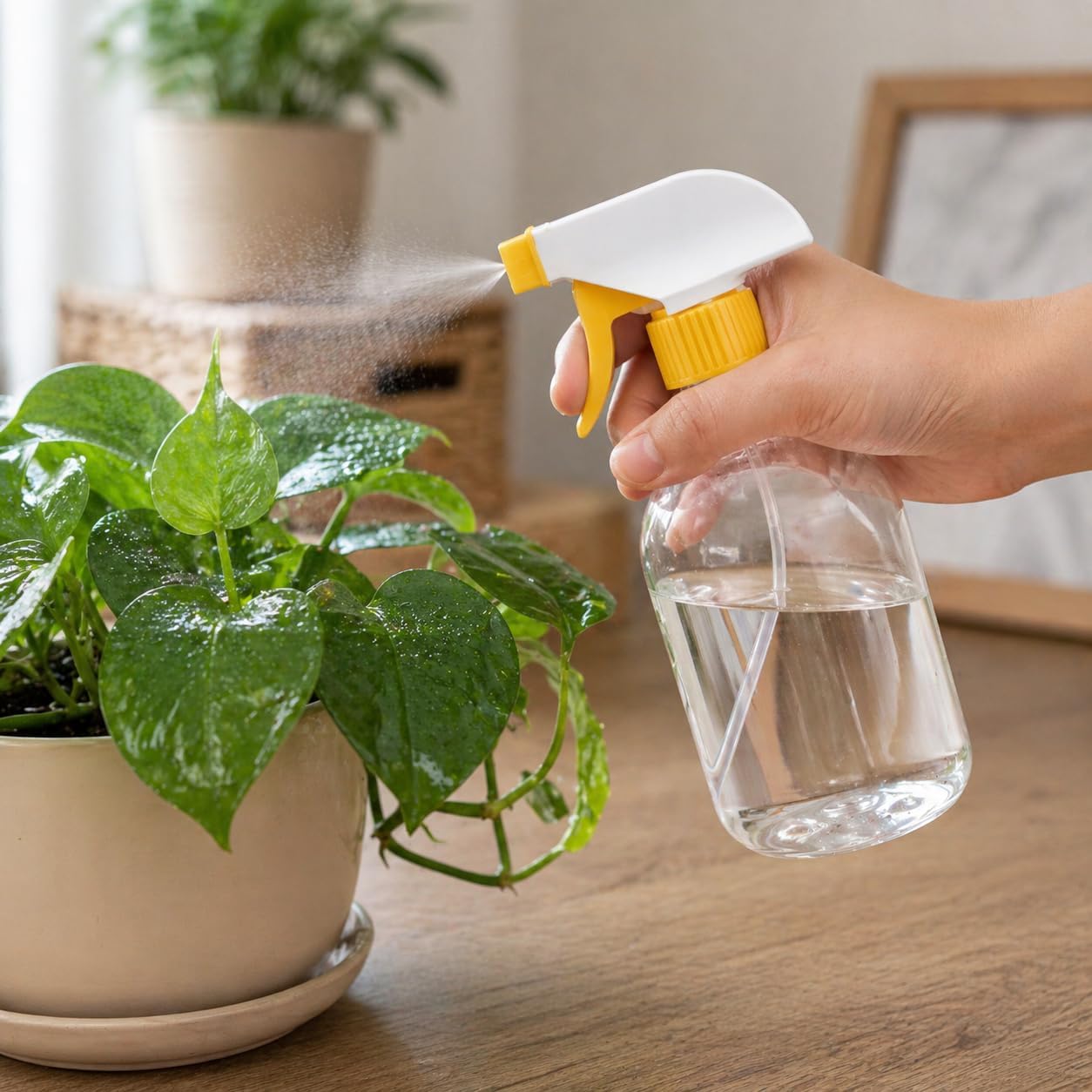 Sprey Boş Sprey Şişesi Fısfıs Şişe Berber Spreyi Çiçek Sulama Spreyi Temizlik Sprey Şişesi Çok Amaçlı Kullanım (500 Ml)