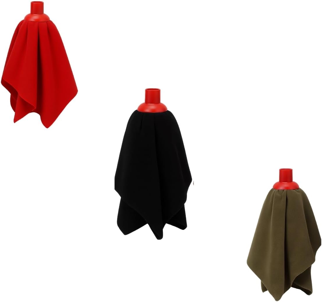Havlu Mop Başlığı – 30 cm Yumuşak Dokulu, Süper Emici, Dayanıklı ve Kolay Tak-Çıkar Temizlik Bezi, Karışık Renk