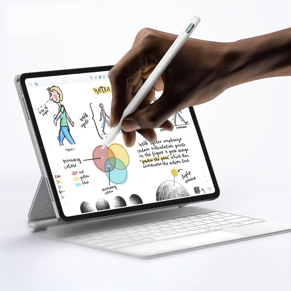 BUFF BL22 Stylus Pen Kablosuz Şarjlı Akıllı Manyetik Tablet Kalemi Yüksek Hassasiyet Dijital Ekran