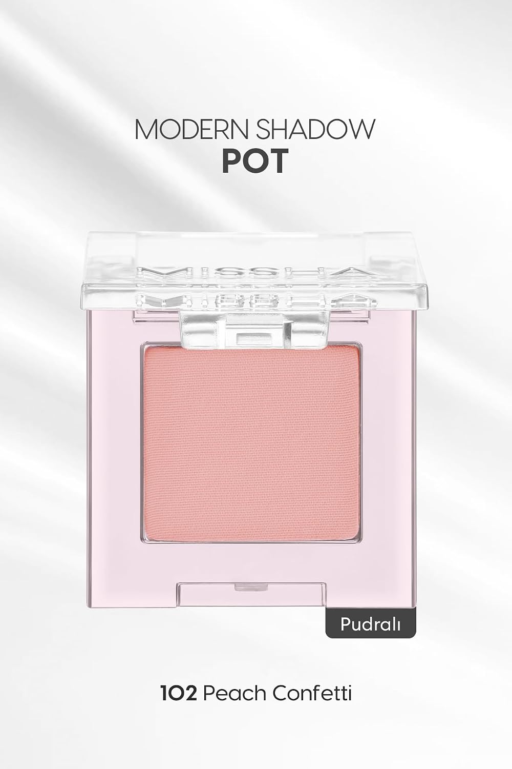 Mat Pudra Dokulu Tekli Göz Farı Modern Shadow Pot (102 Peach Confetti) 102 Peach Confetti