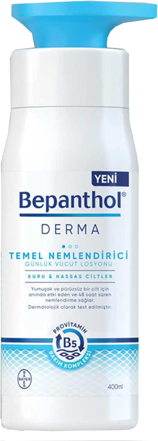 Derma Temel Nemlendirici Günlük Vücut Losyonu (400 ml)