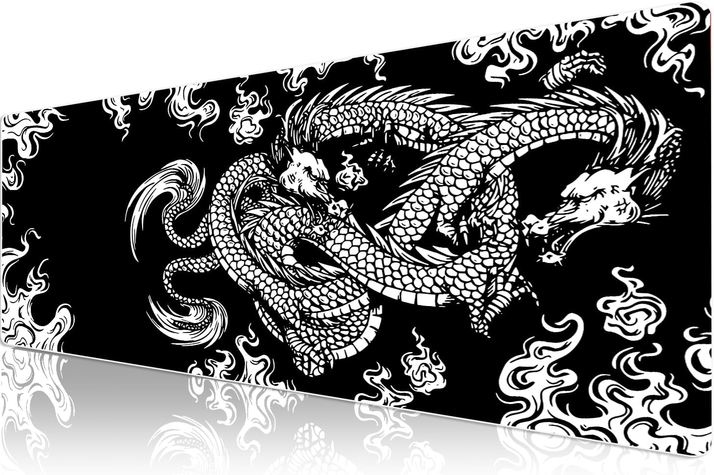Klasse Pro - Dikişli Kenar 80x40 cm Oyuncu Gaming Mouse Pad (Dragon Knot)