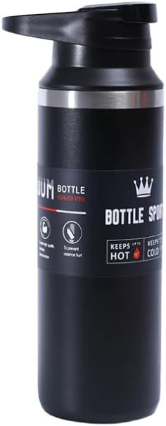 Çelik İçli Termos 500 Ml Siyah Skm018