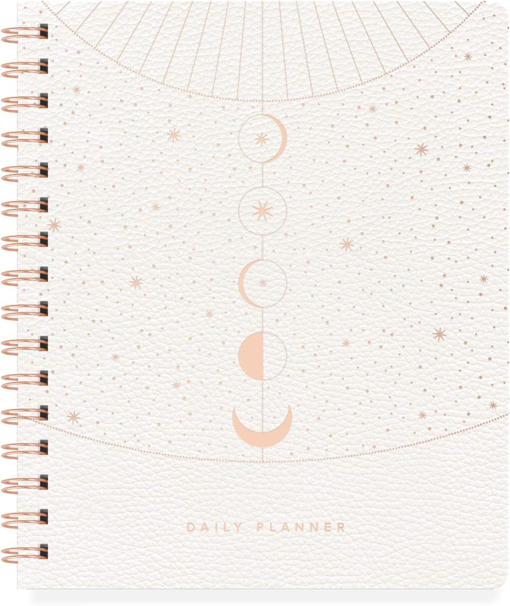 Stüdyo Tarihsiz Günlük Planlayıcı, Suni Deri Kapak, "Ayın Evreleri" (Moon Phase Dust), 160 Sayfa, 15,2 x 18,4 cm (877006)