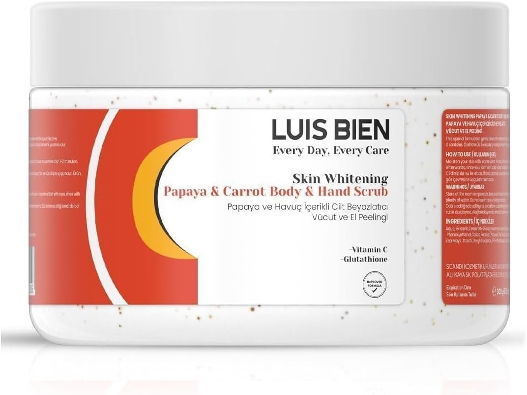 El Ve Vücut Peelingi | Papaya Ve Havuç Içerikli | 50Ml | Cilt Beyazlatma
