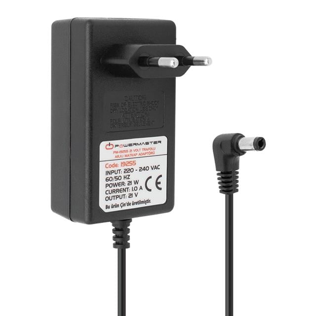 PM-19255 21 Volt - 1 Amper - 21 Watt 5.5*2.5 Mm L Uçlu Şarjlı Matkap Adaptörü