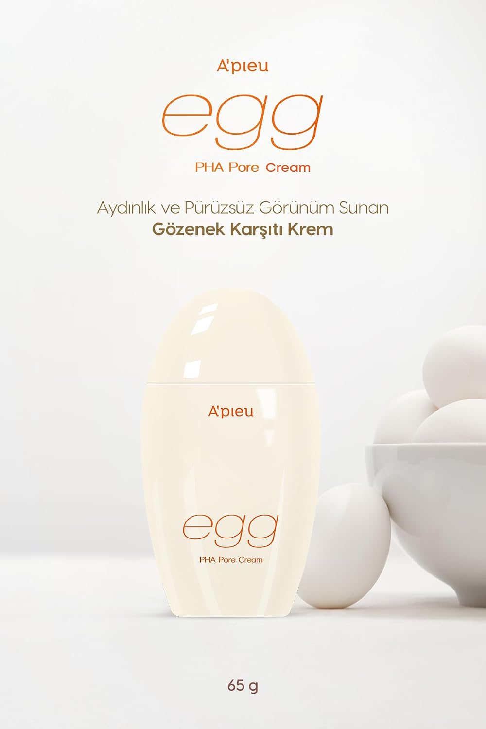 A'PIEU Egg Pha Pore Cream Gözenek Karşıtı Yüz Kremi, 8090