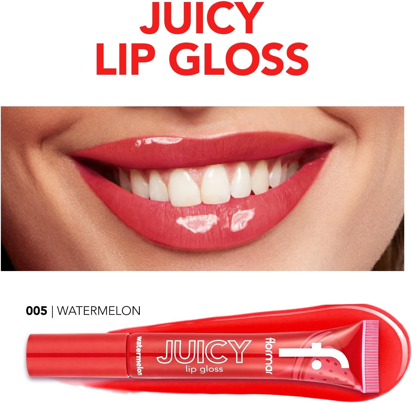 Juicy Doğal Renk Veren Meyve Aromalı Nemlendirici Dudak Parlatıcısı 005 WATERMELON