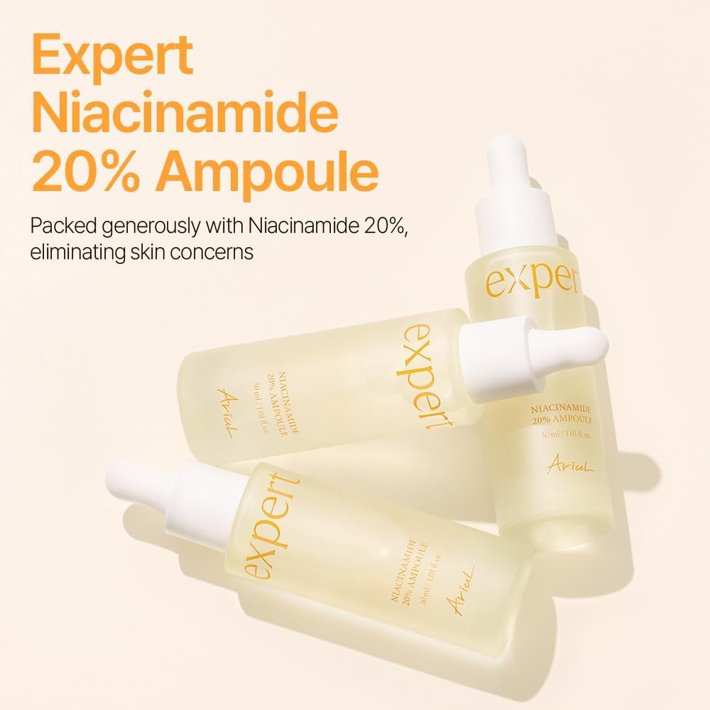 Expert Niacinamide 20% Ampoule 30ml -%20 Niasinamid Aydınlatıcı & Gözenek Arındırıcı Vegan Ampul
