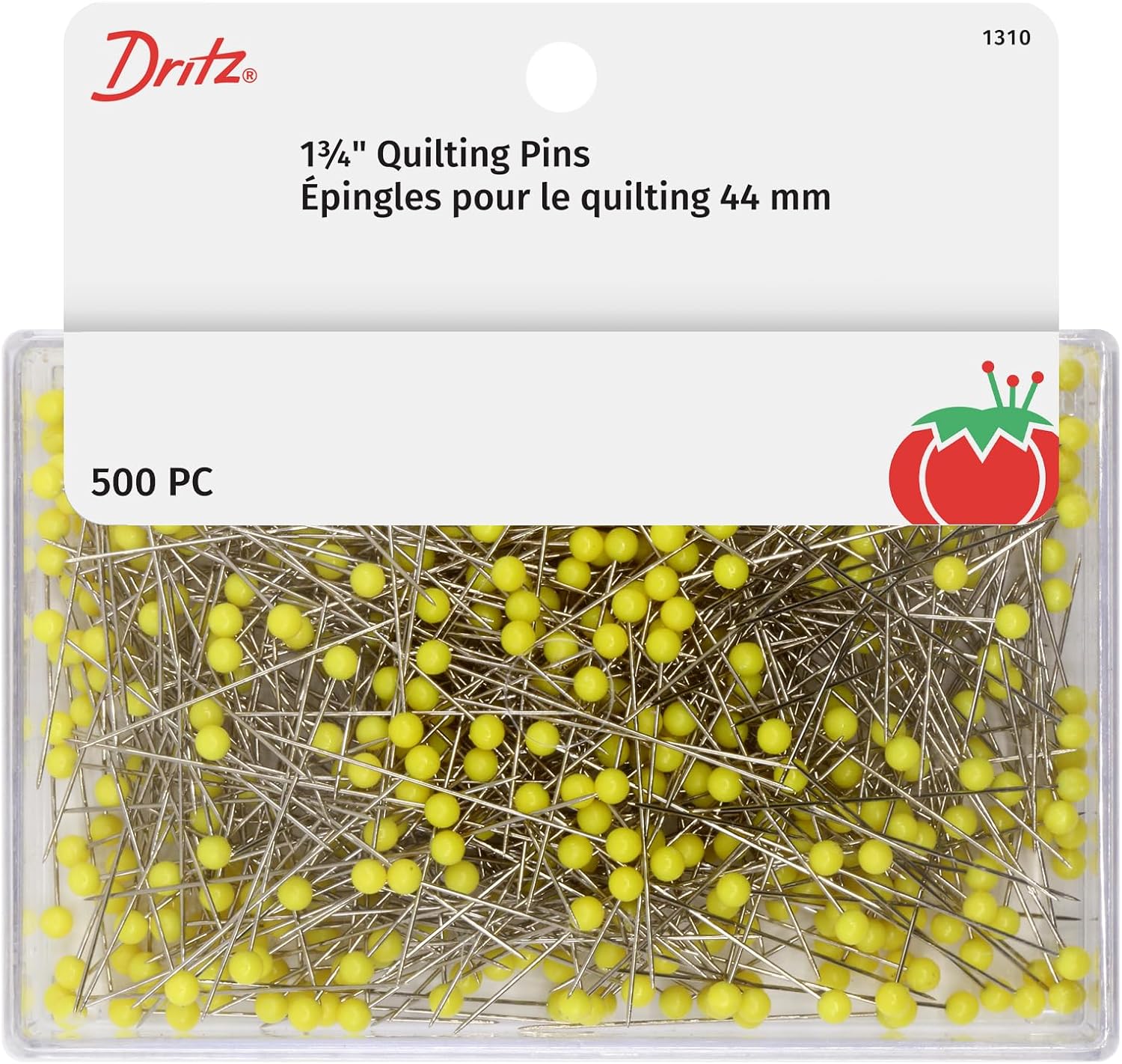 Kapitone Pins-Boyut 28 500/Paket, Sarı, 1-3/4-İnç