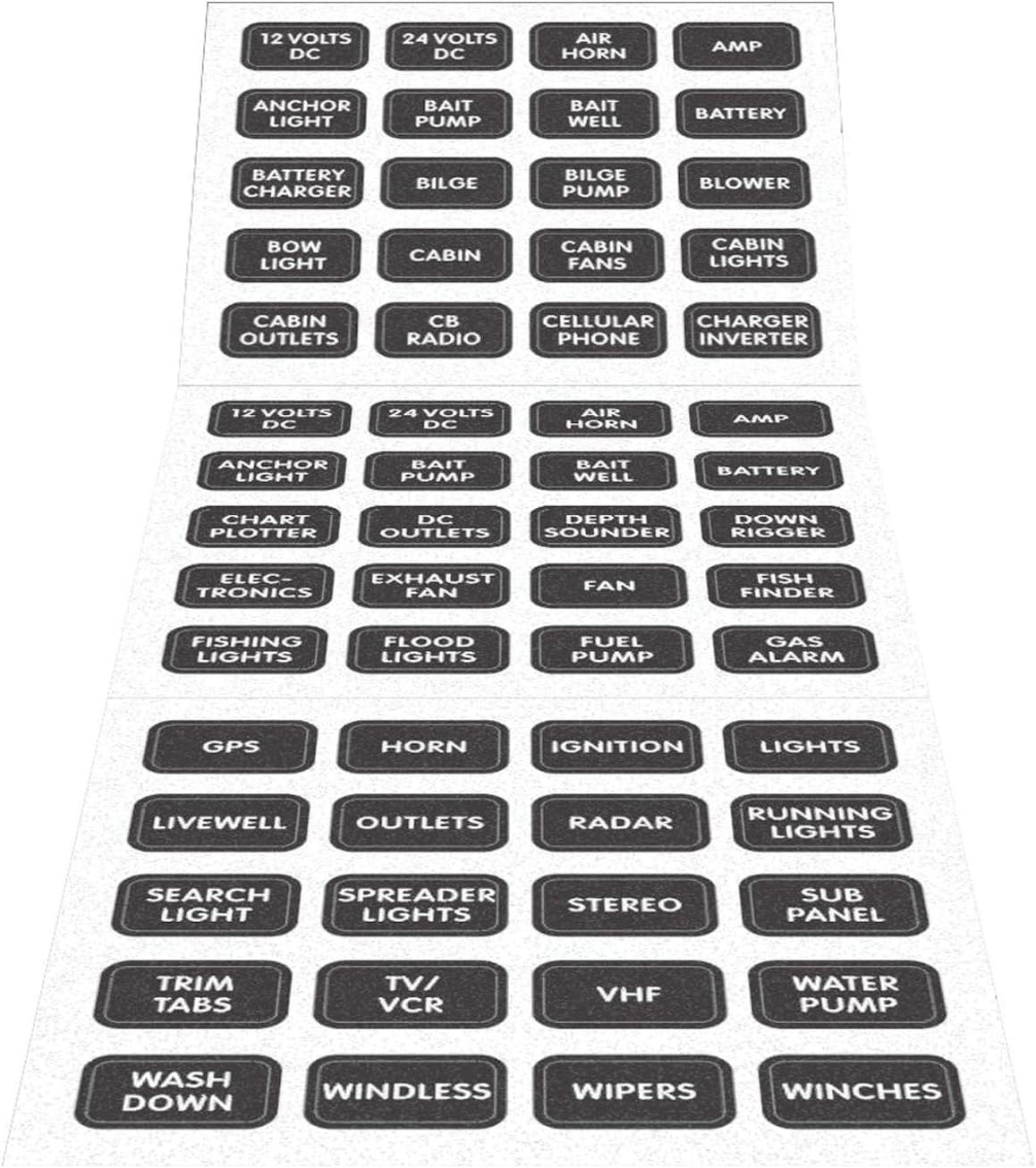 Black 60 Label Set