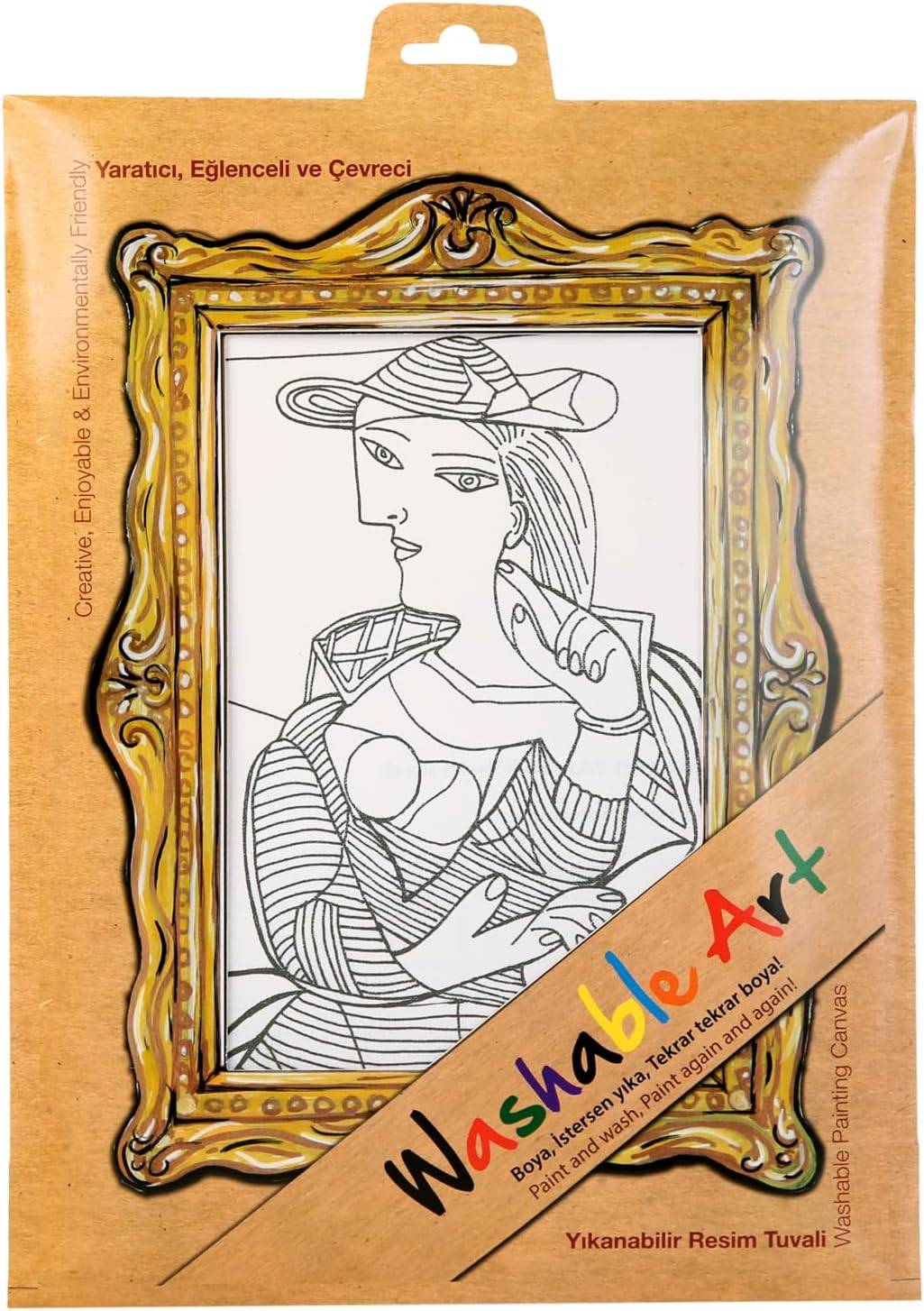 Akademi Çocuk Washable Art Pablo Picasso Seated Woman