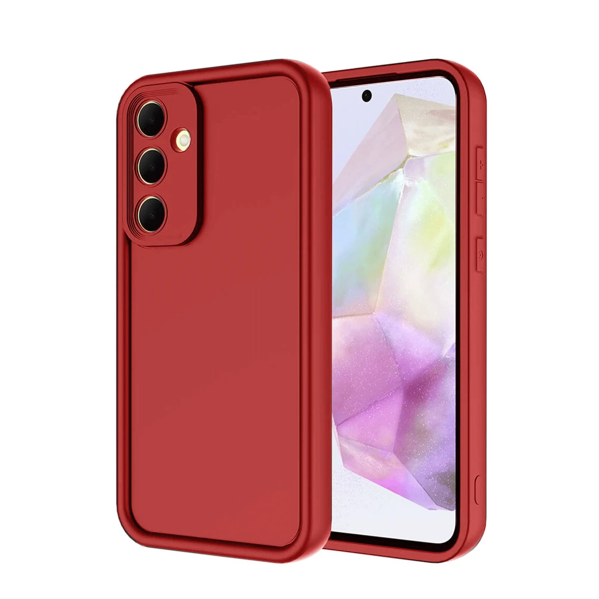 Samsung Galaxy A56 Kılıf Viera Silikon - Kırmızı