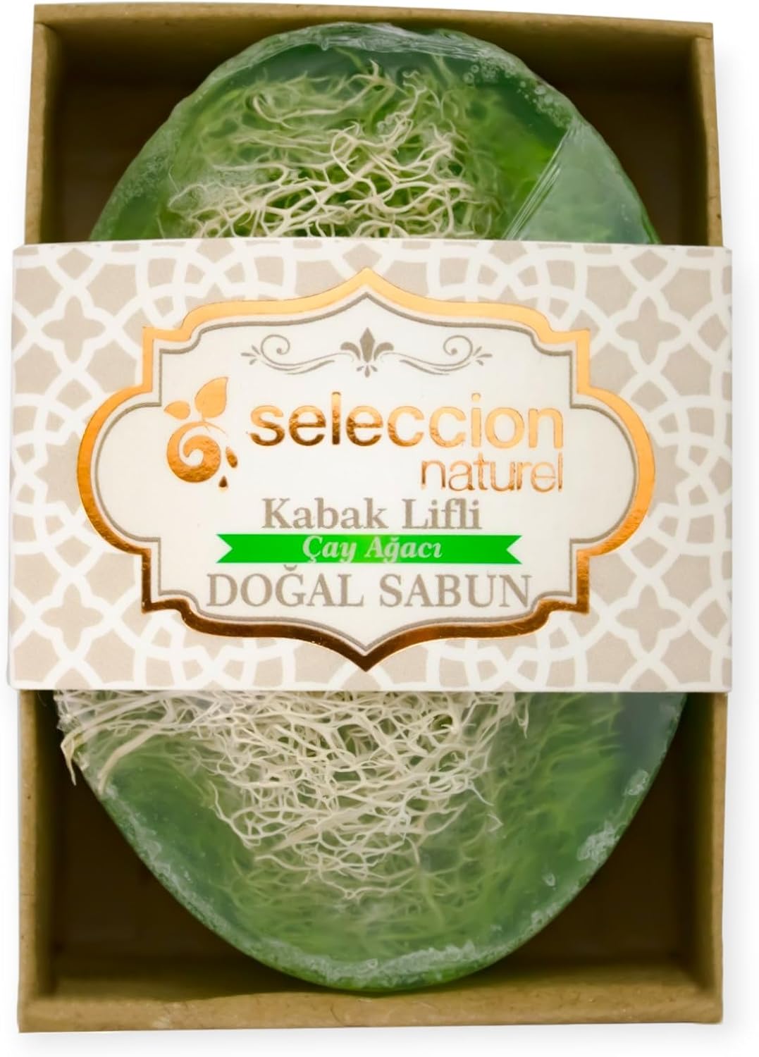 Naturel Doğal Kabak Lifli Çay Ağacı Sabun 120 gr