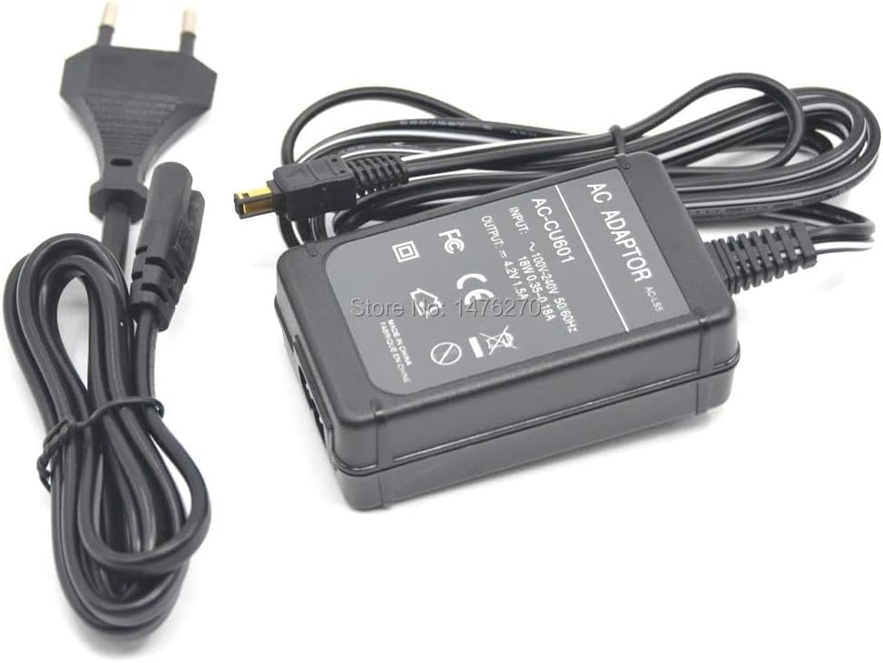 AC-LS5 Kamera Adaptörü, Sony Uyumlu, 4.2 Volt, 1.5 Amper