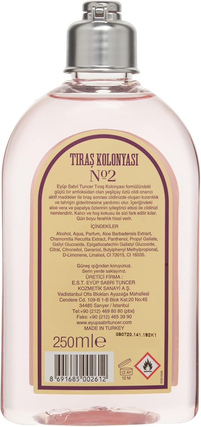 Eyüp Sabri Tuncer Tıraş Kolonyası No2 250ml