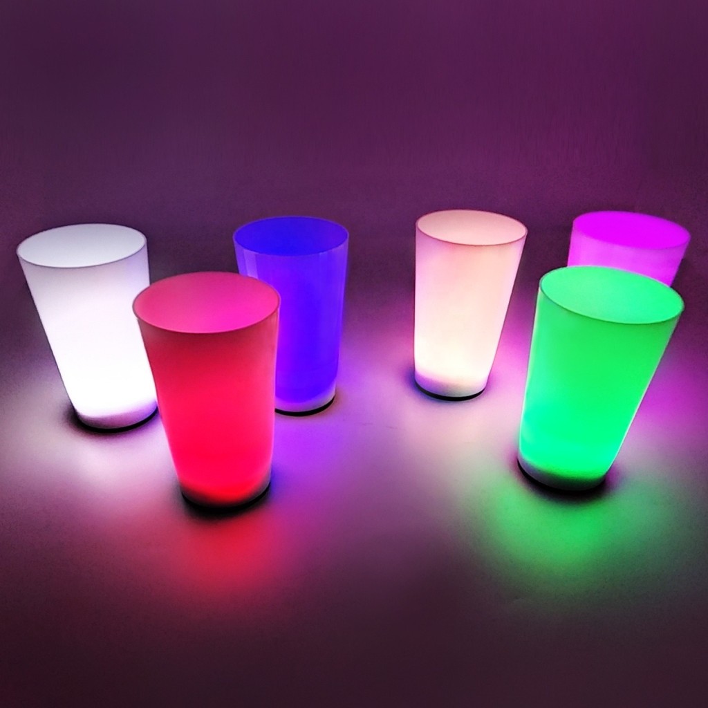 Glow Partisi Bardakları 6 Renk 6 Adet 1.5 oz