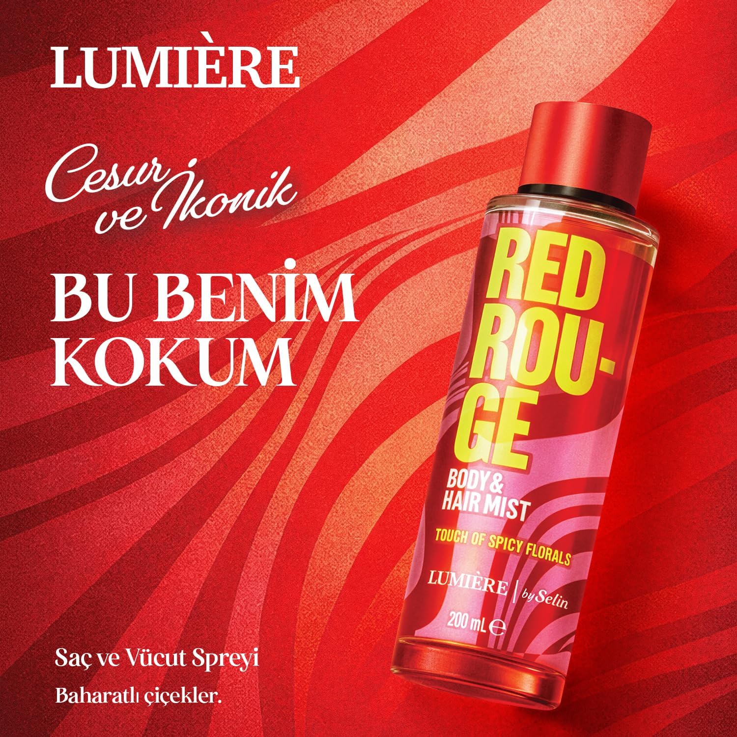 Lumière Red Rouge Vücut Spreyi 200ml