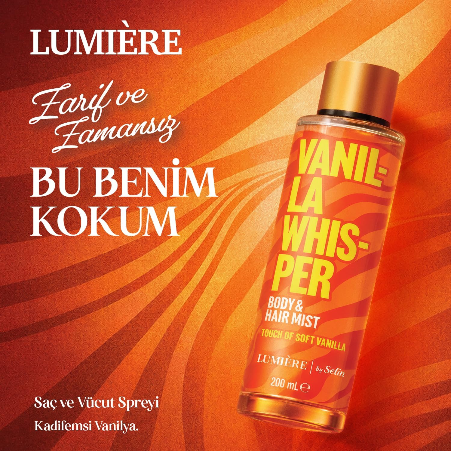 Lumière Vanilla Whisper Vücut Spreyi 200ml
