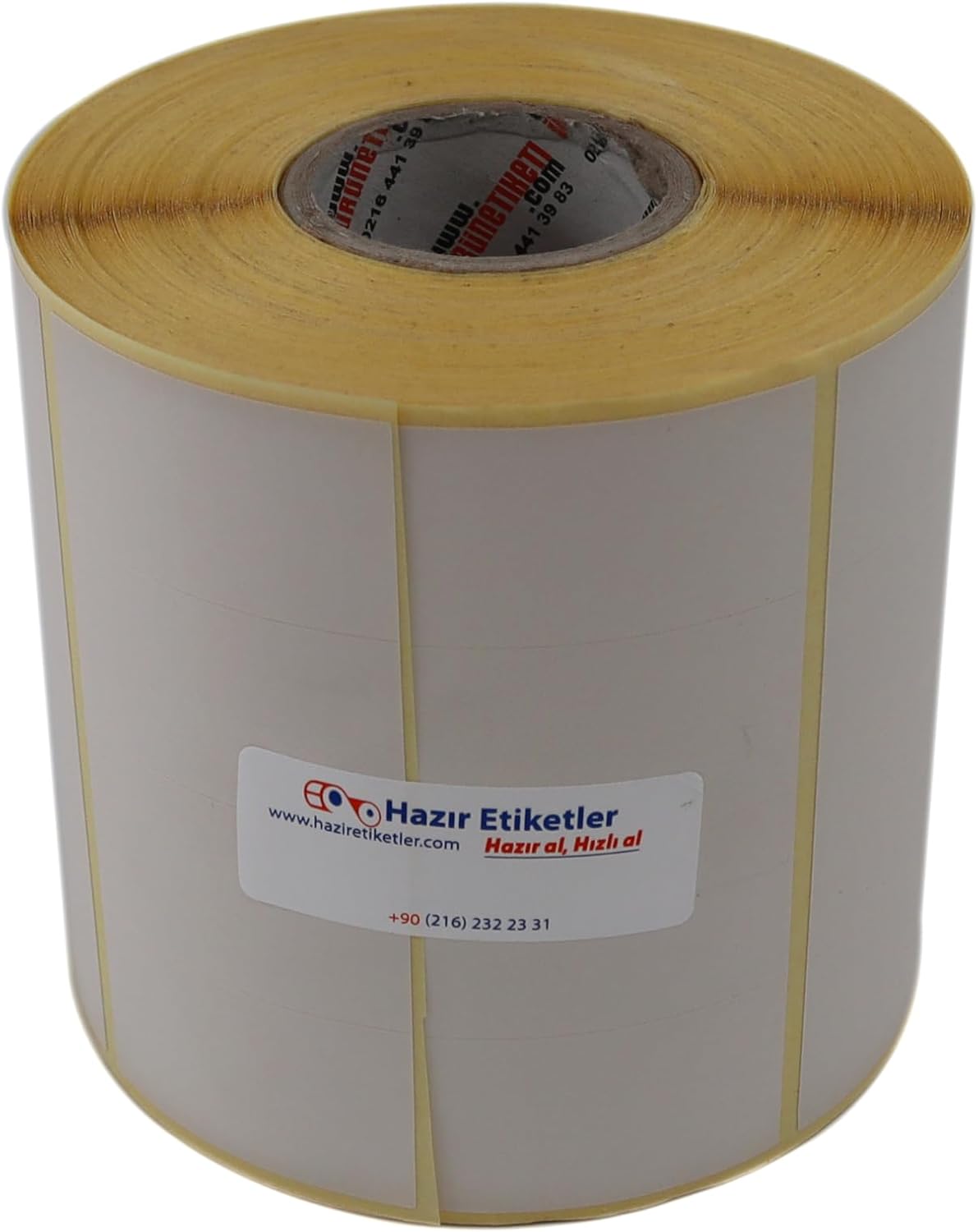 Eko Termal Etiket 25mm x 45mm Ruloda 3750 Adet 40mm Kuka Çapında Direk Termal Transfer Etiketi Yan Yana 4 lü