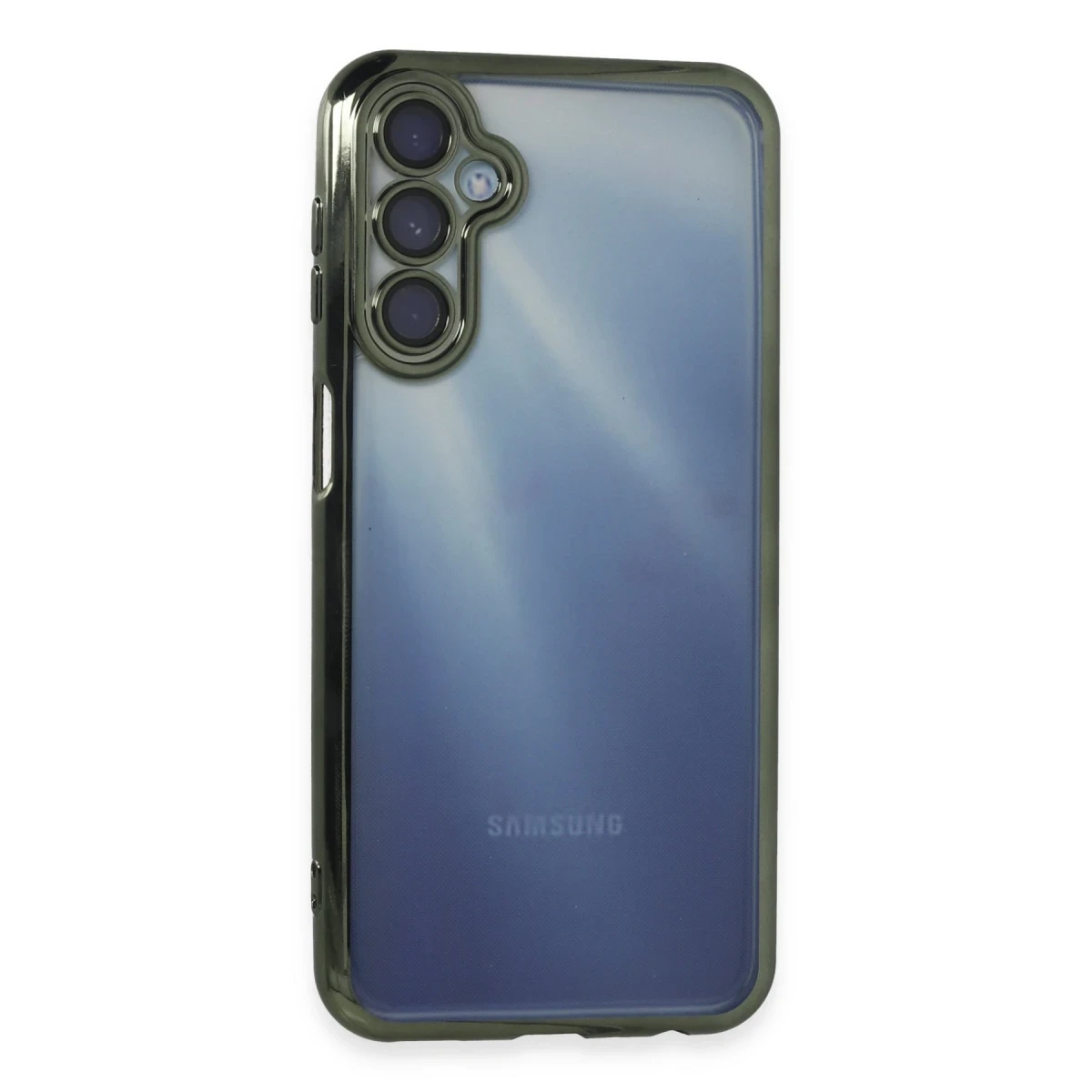 Samsung Galaxy A15 4G Kılıf Razer Lensli Silikon - Yeşil