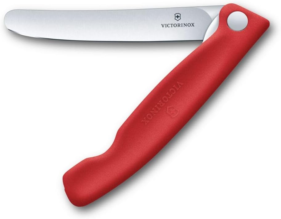 6.7801.FC1 Swiss Classic 11cm Katlanır Piknik Bıçağı, Kırmızı