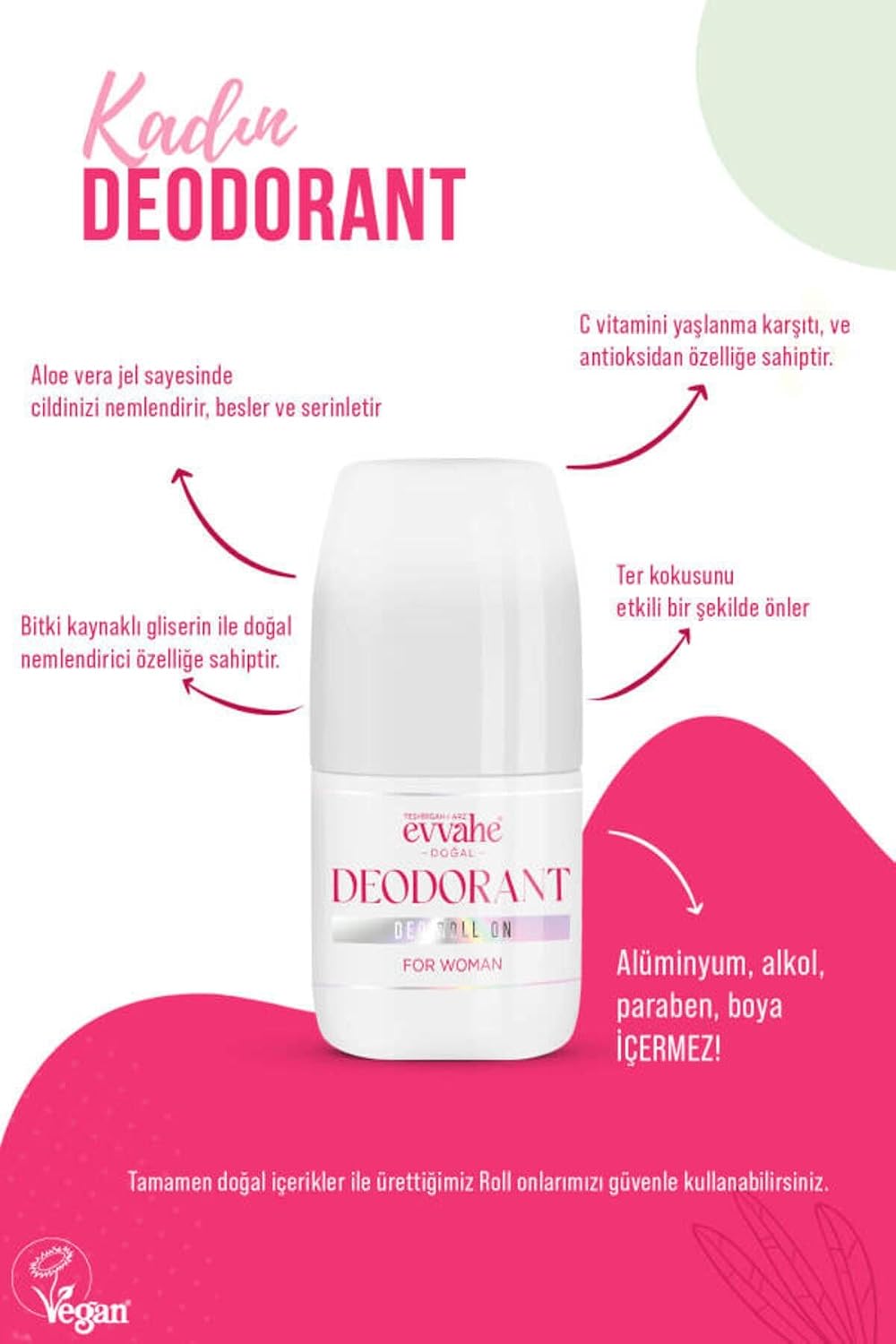 Kadın, Deodorant, 70ml