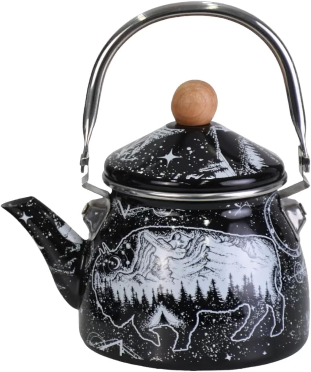 Buffalo Emaye Demlik Kettle Küçük 1.1 LT