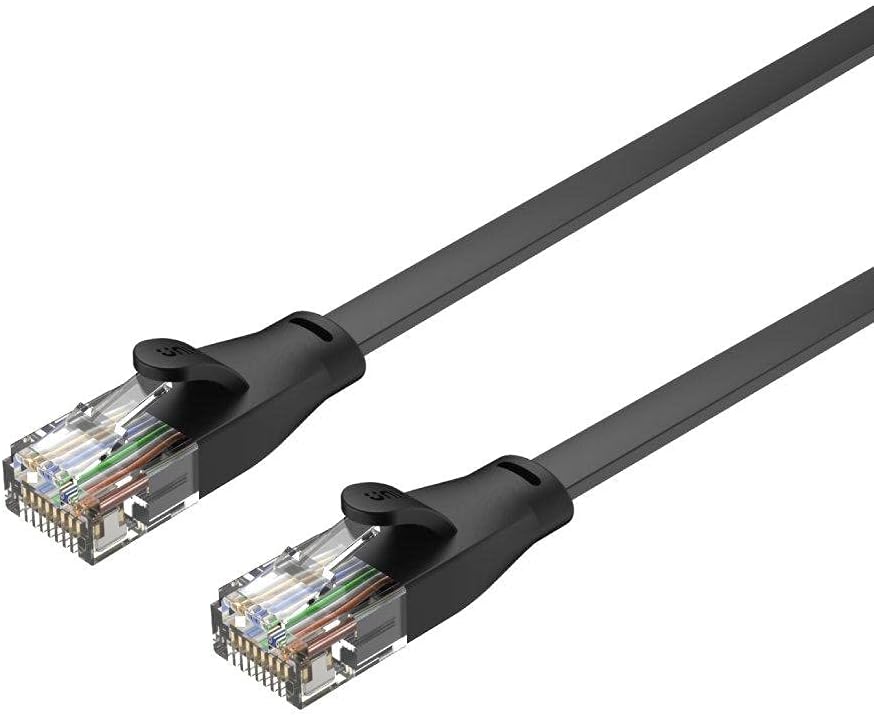 Patchcord Düz Kablo Kat.6 UTP 5M / RJ45 Tip B / 250 Mhz / 1000 Mbit/s/Fluke Networks Sertifikası/PVC ve Bakır/Korumalı UTP/Siyah