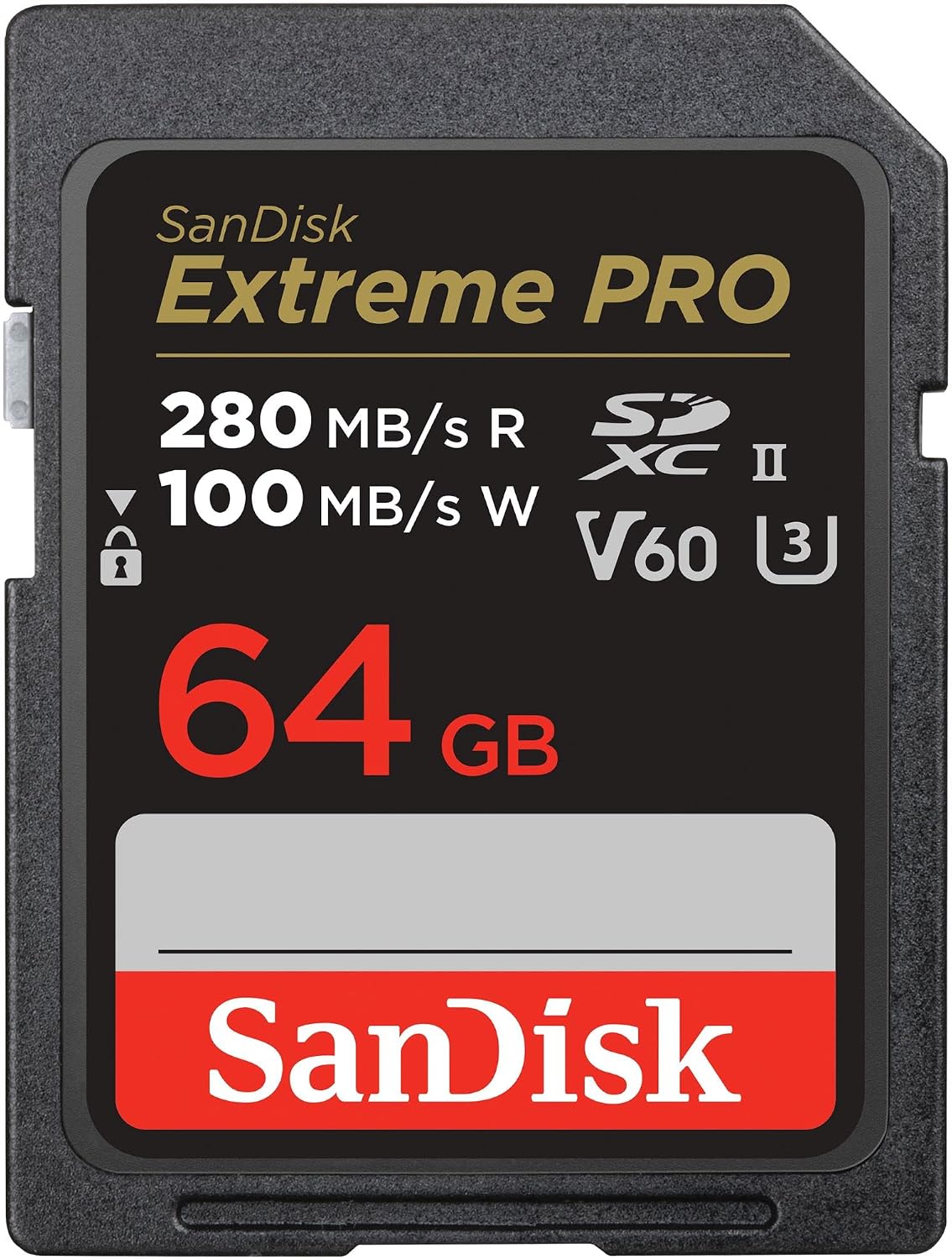64GB Extreme PRO SDXC UHS-II Hafıza Kartı - C10, U3, V60, 6K, 4K UHD, SD Kart - SDSDXEP-064G-GN4IN
