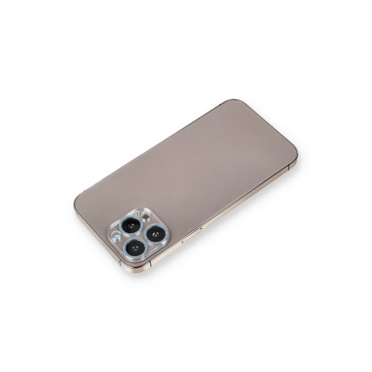 Apple iPhone 12 Pro Max Shine Kamera Lens Koruma Cam - Sierra Blue