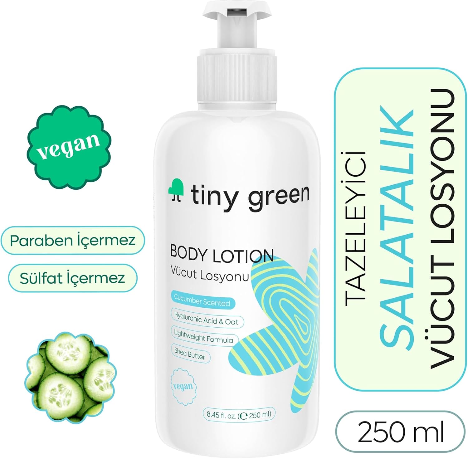 Vücut Losyonu Salatalık Günlük Nemlendirme - 250 ml